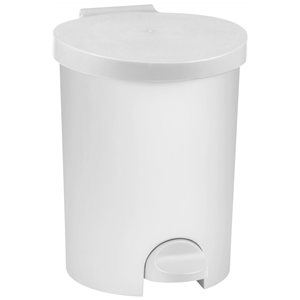 Kosz 15l pedałowy Curver biały