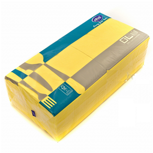 Serwetki 33x33 żółte 2w a250 B