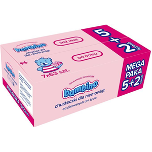 Bambino chusteczki naw. a 63 5+2 kpl
