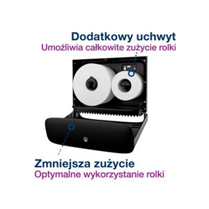 Dozownik pap. toalet. TORK T2 Jumbo mini 460006
