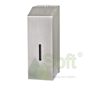 Dozownik do mydła ze stali nierdz 1L.DOZNWF