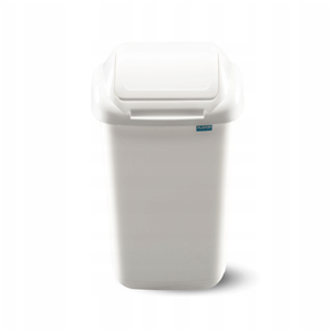 Kosz 30l biały uchylny