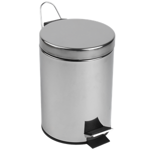 Kosz pedałowy nierdzewny 5l