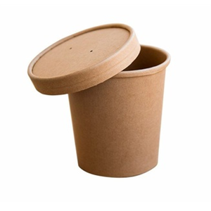 Zupa kubek papierowy kraft 470ml  a50