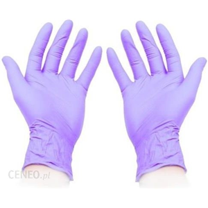 Rękawice nitrylowe Fioletowe XS a 100