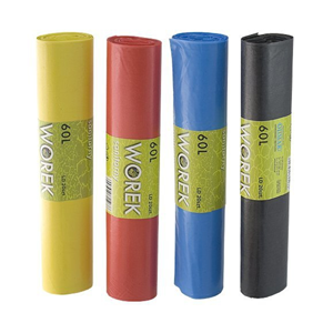 Worki 60l LD czerwone a20