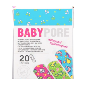 Plastry BABYPORE 19mmx56mmx20szt