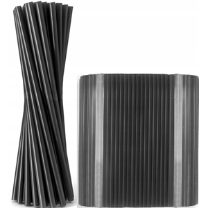 Słomka  500szt. Jumbo czarna