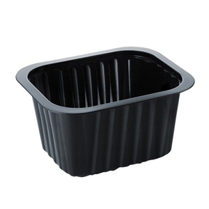 Tacka PP 630 ml czarna 276szt